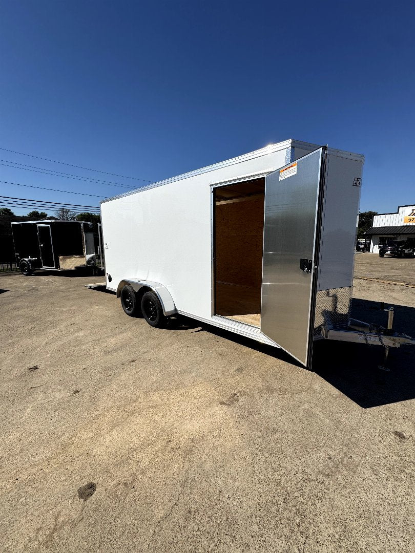 7X16 7'0 Interior Height All Aluminum EZ Hauler Cargo Trailer / Enclosed Trailer