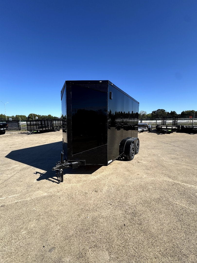 6X12 Tandem Axle Blackout 7ft. Interior Cargo / Enclosed Trailer