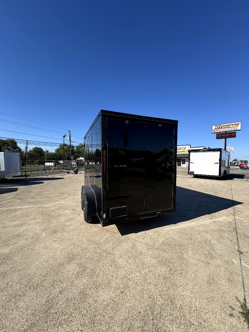 6X12 Tandem Axle Blackout 7ft. Interior Cargo / Enclosed Trailer