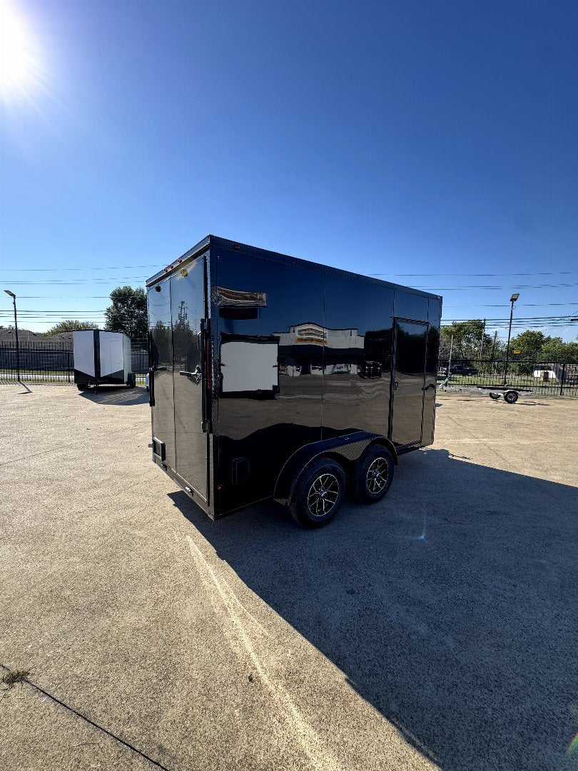 6X12 Tandem Axle Blackout 7ft. Interior Cargo / Enclosed Trailer