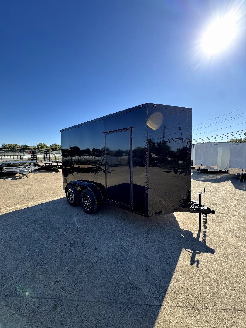 6X12 Tandem Axle Blackout 7ft. Interior Cargo / Enclosed Trailer