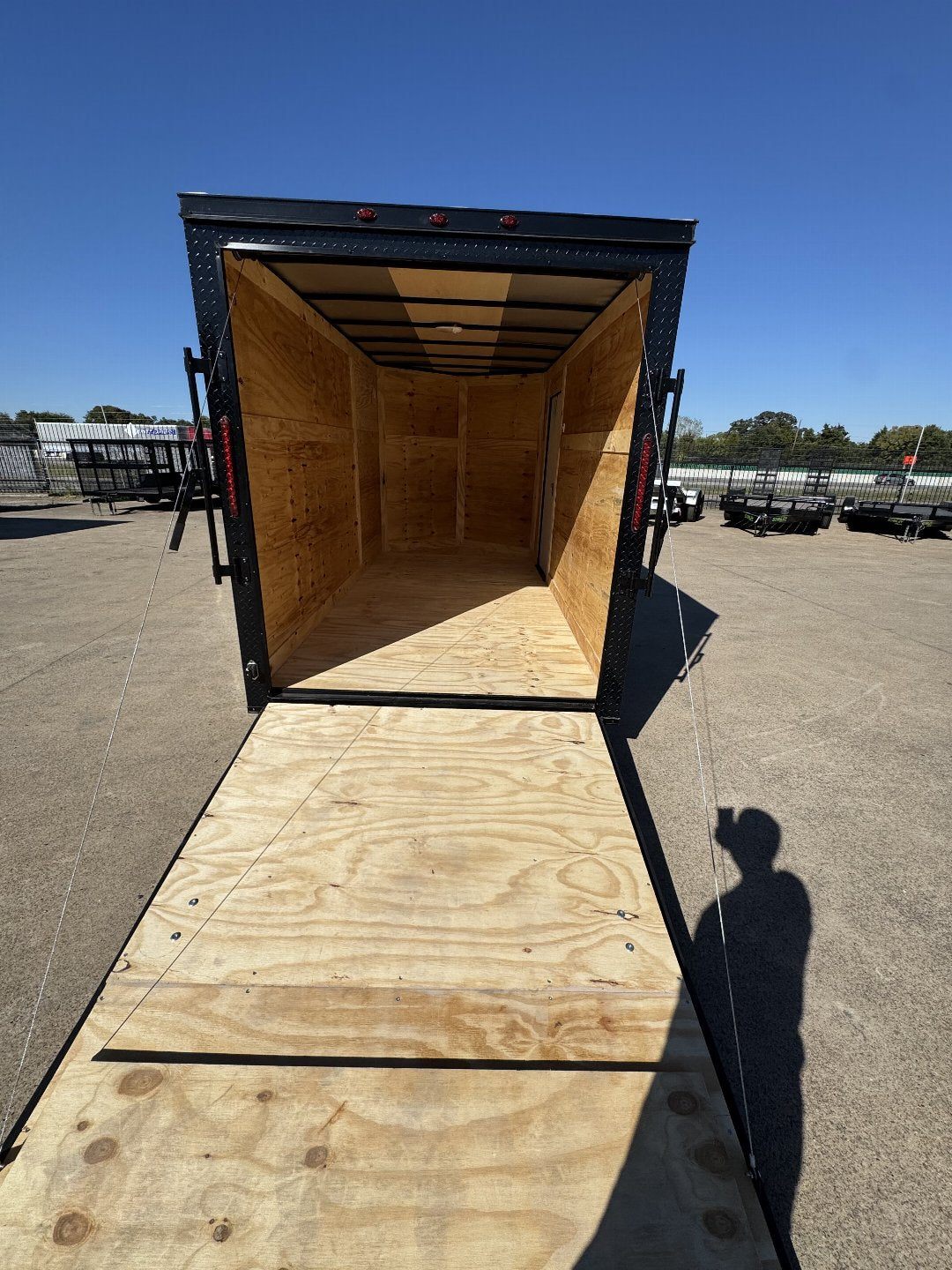 6X12 7ft. Interior Single Axle Cargo / Enclosed Trailer