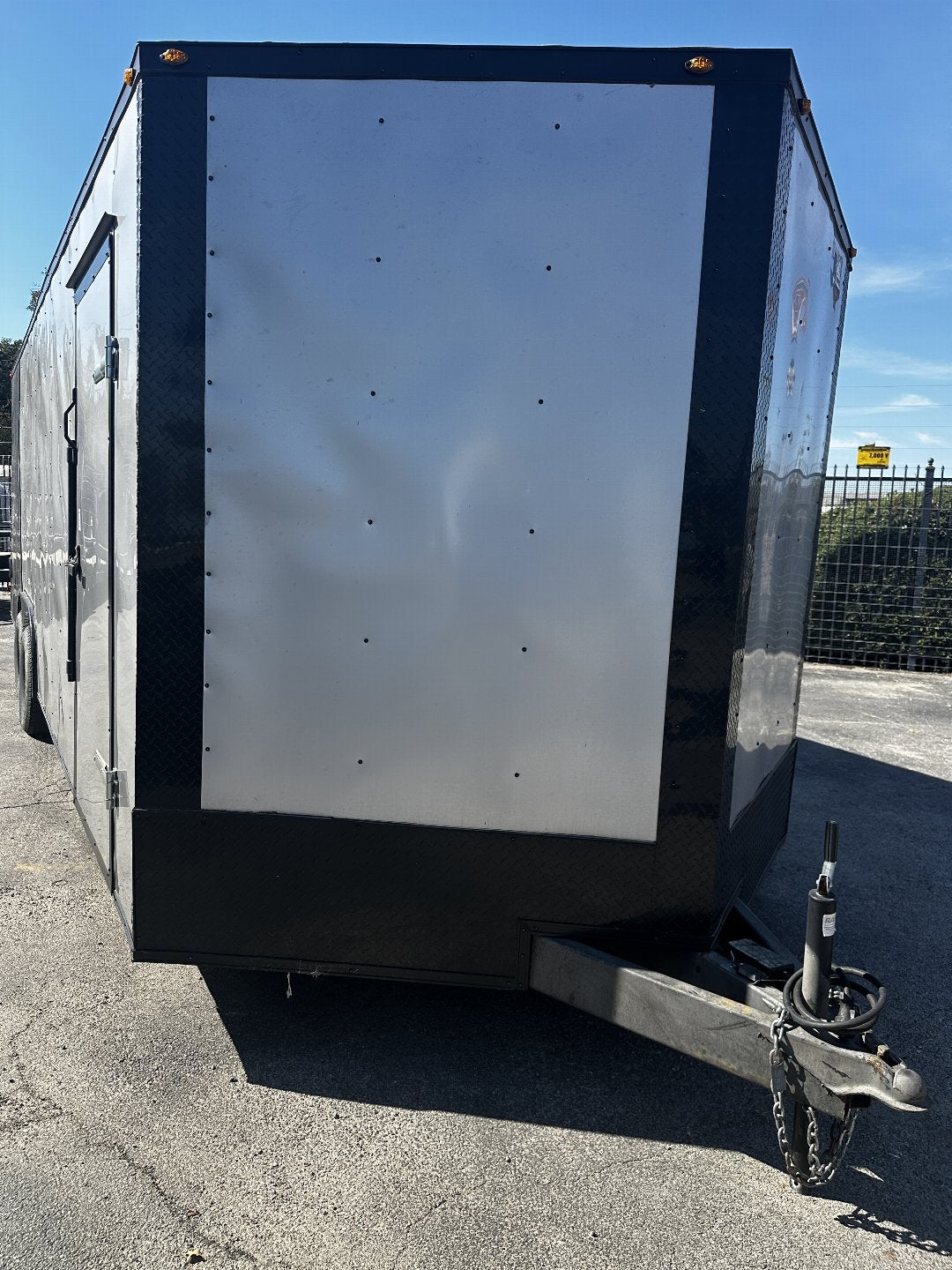 2022 Used 85x24 Charcoal Tandem Enclosed Trailer