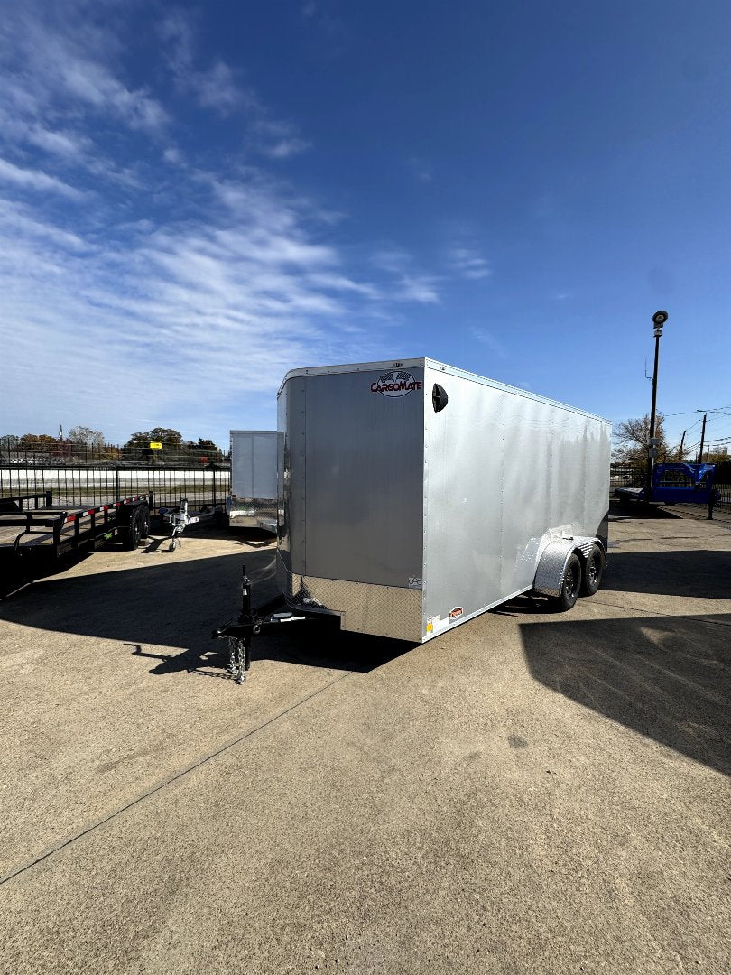 2024 7x16 Silver Cargo Mate Cargo / Enclosed TrailerTandem