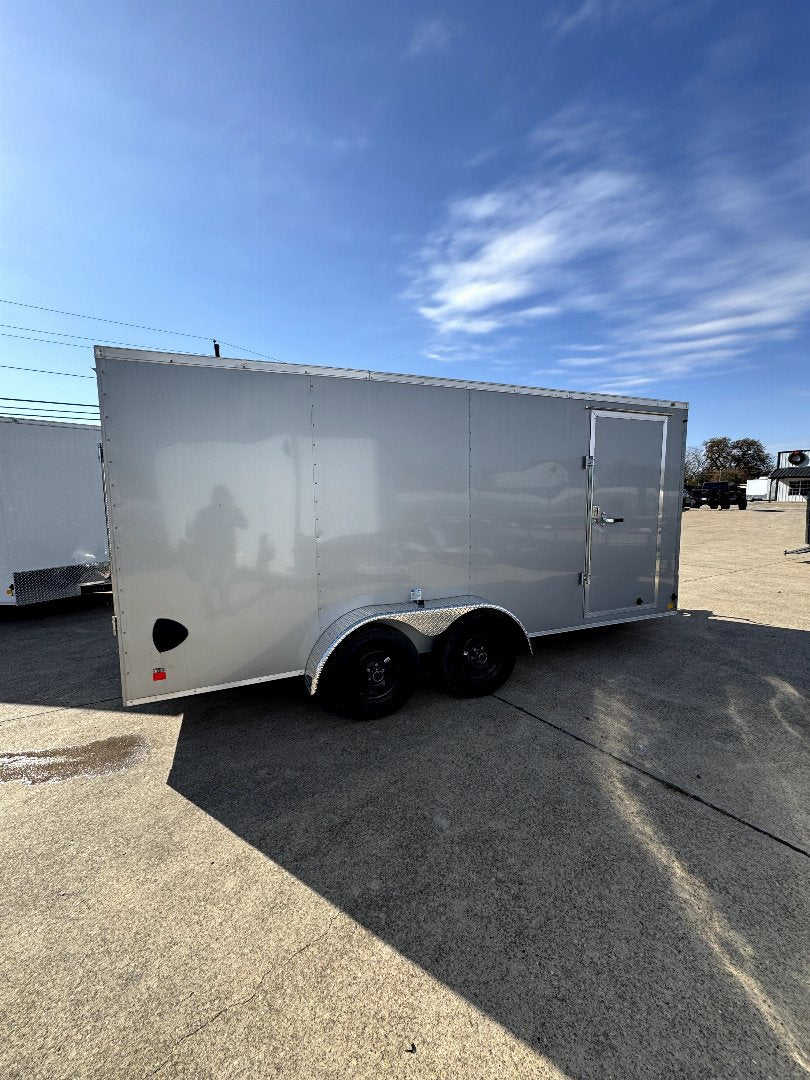 2024 7x16 Silver Cargo Mate Cargo / Enclosed TrailerTandem