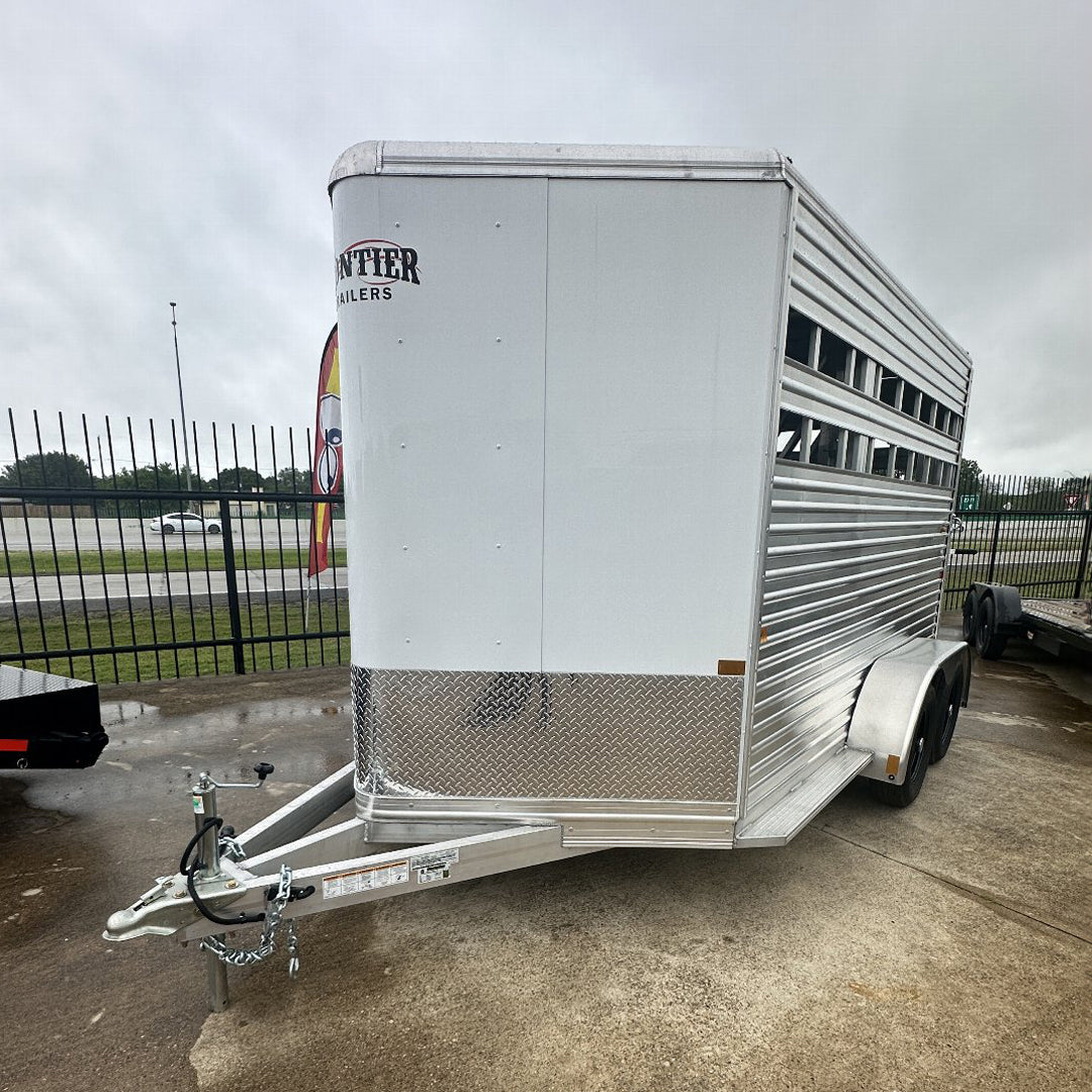 STRIDER 2 HORSE SLANT FRONTIER HORSE TRAILER