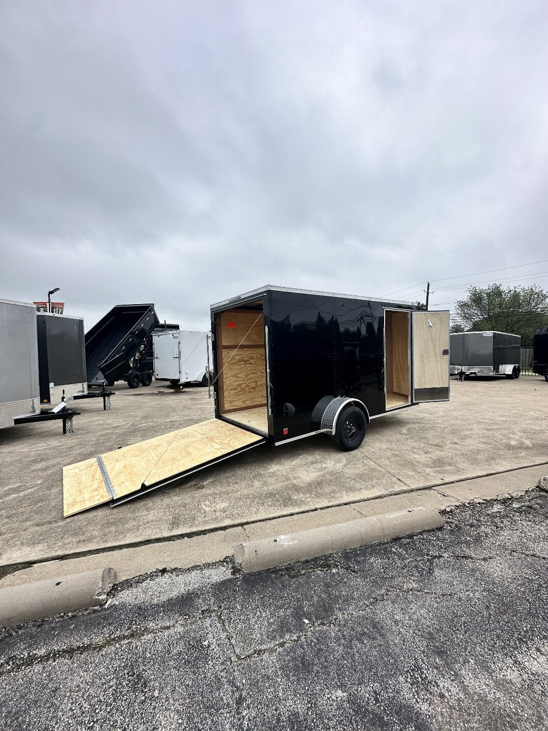 2023 CONTINENTAL CARGO 6X12 SINGLE AXLE CARGO / ENCLOSED TRAILER