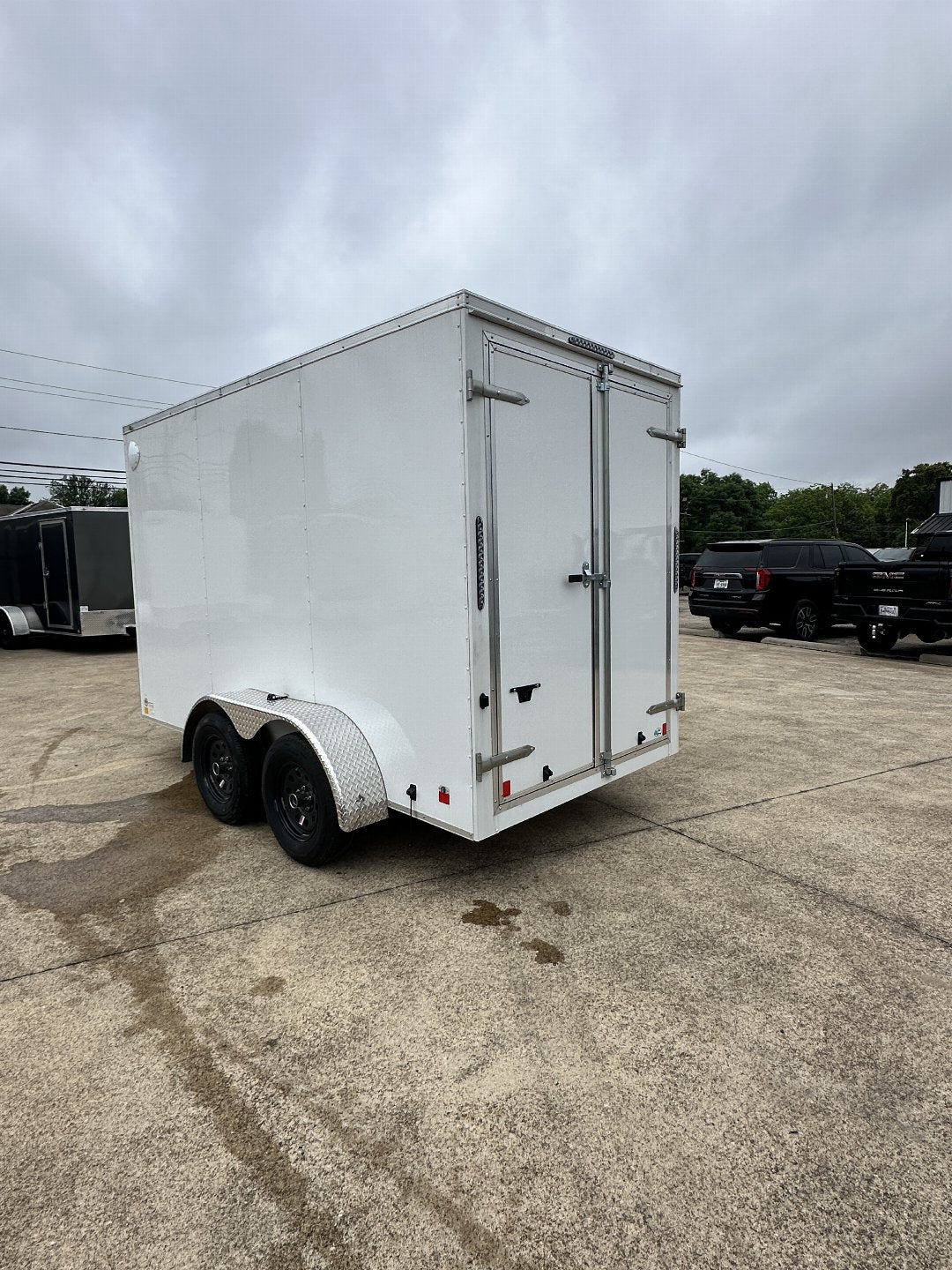 6X12 TANDEM AXLE 7 FT. INTERIOR HEIGHT BARN DOOR CONTINENTAL CARGO / ENCLOSED TRAILER