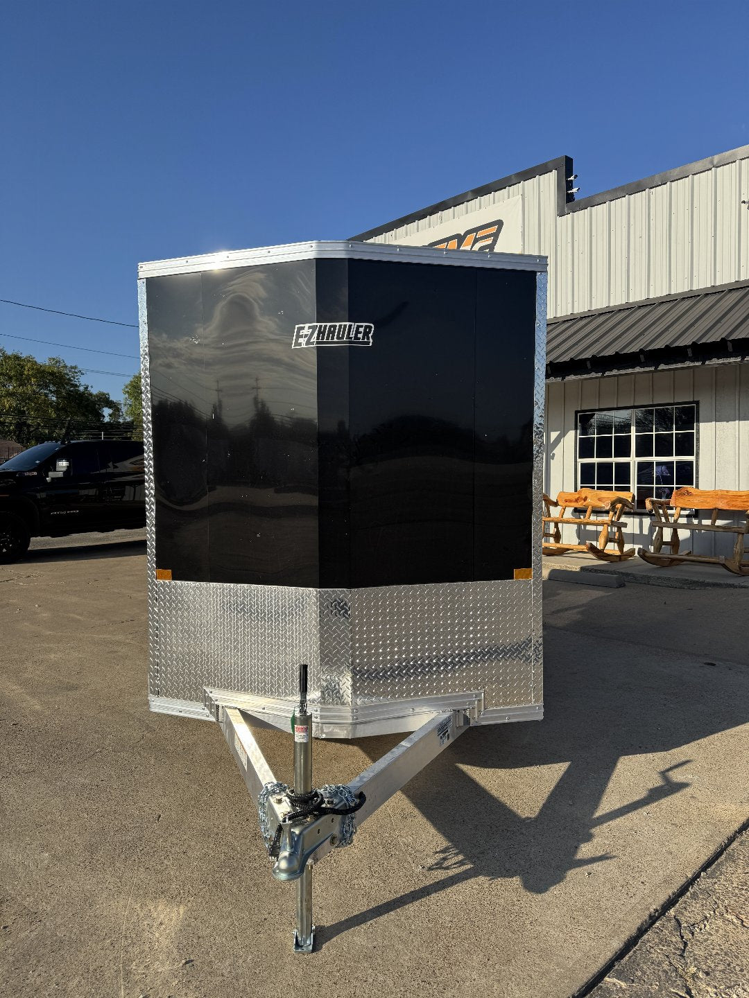 6X12 7ft. Interior Aluminum Single Axle Cargo / Enclosed Trailer