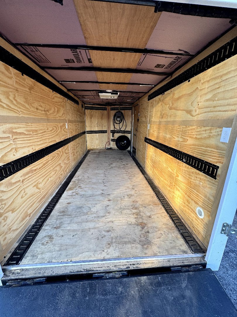 2024 Used 7x16 White Continental Cargo Cargo / Enclosed Trailer