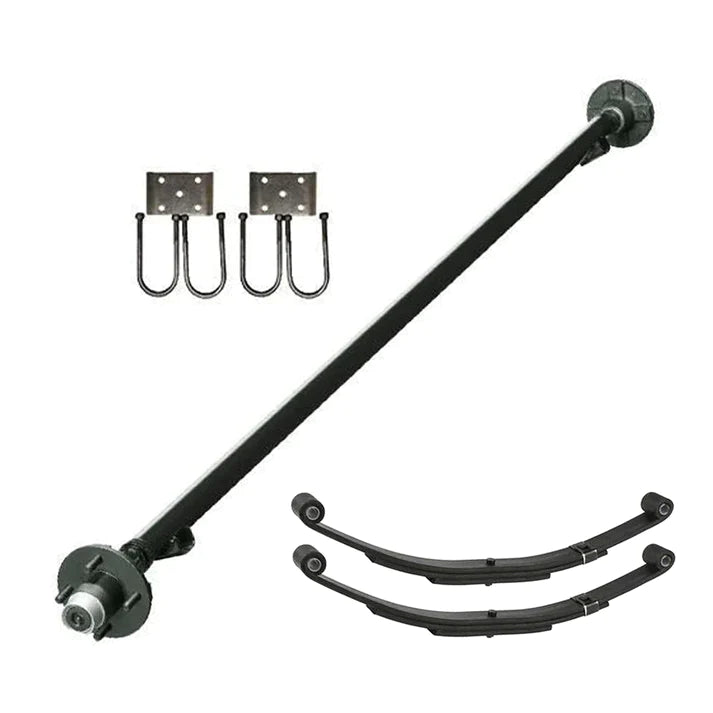 2k TK Trailer Axle - 2000 lb Idler 4 Lug & 5 Lug