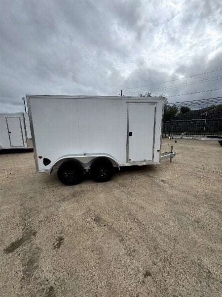 6X12 Tandem Axle Alcom Aluminum Cargo / Enclosed Trailer