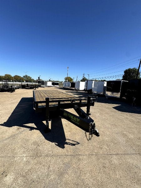 102X20 8INCH IBEAM Stanley Trailers / DECKOVER EQUIPMENT TRAILER