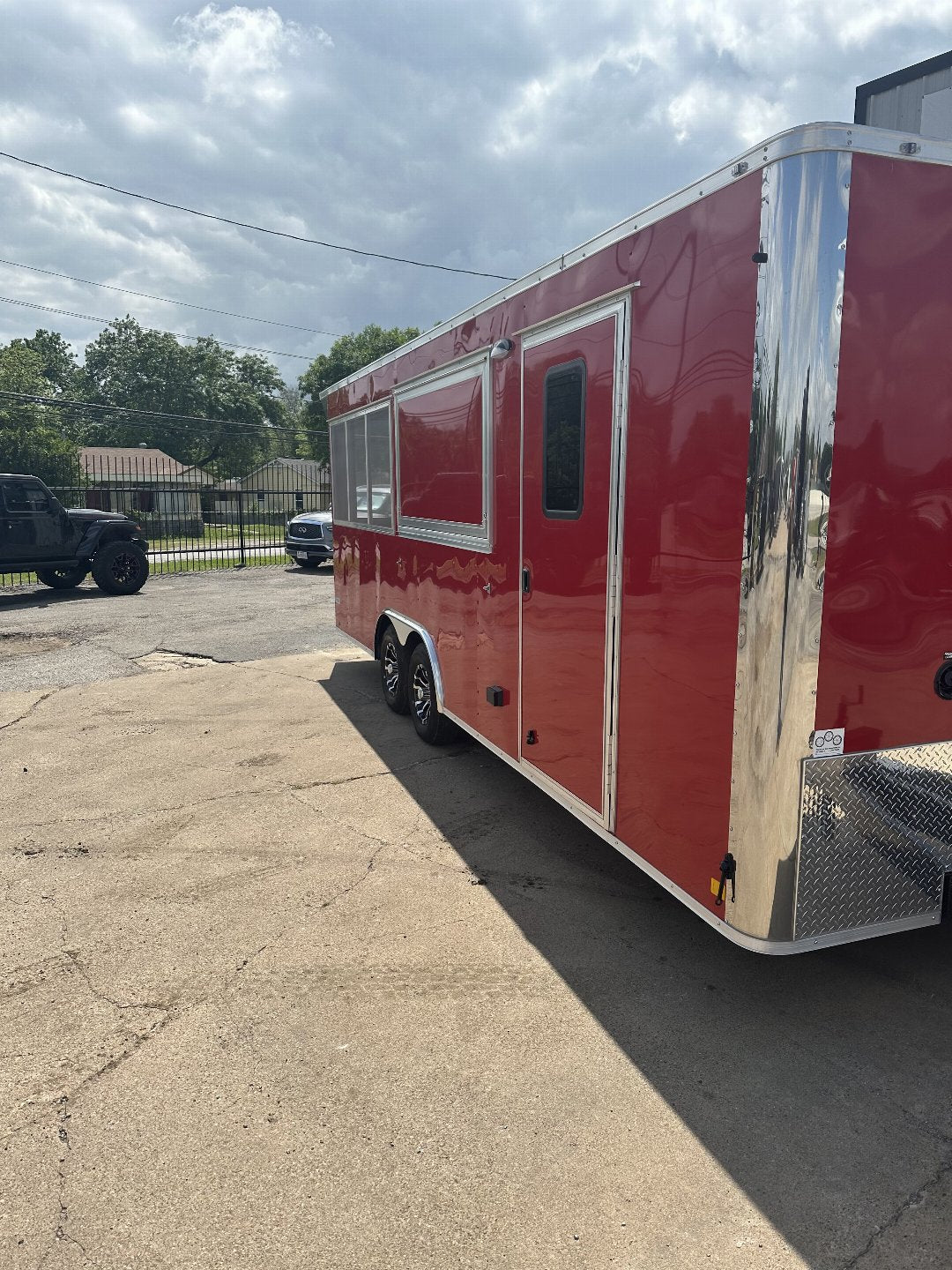 8.5X22 VENDING CONTINENTAL CARGO CONCESSION TRAILER W/ A PORCH