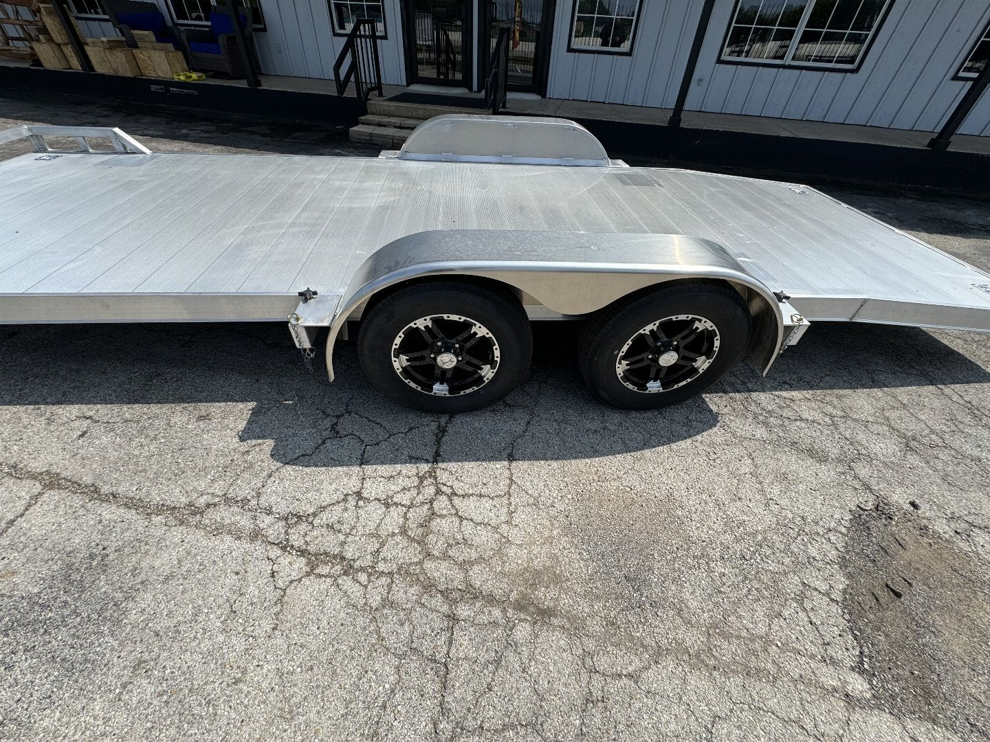 83X20 ALL ALUMINUM ALCOM UTILITY TRAILER