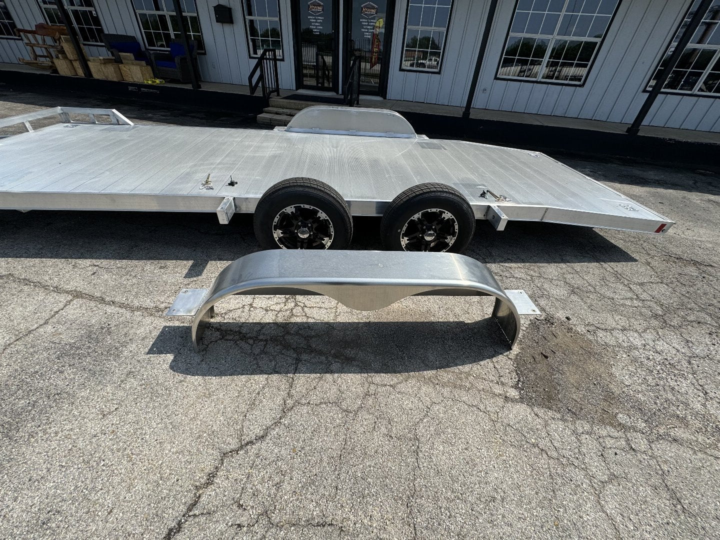 83X20 ALL ALUMINUM ALCOM UTILITY TRAILER