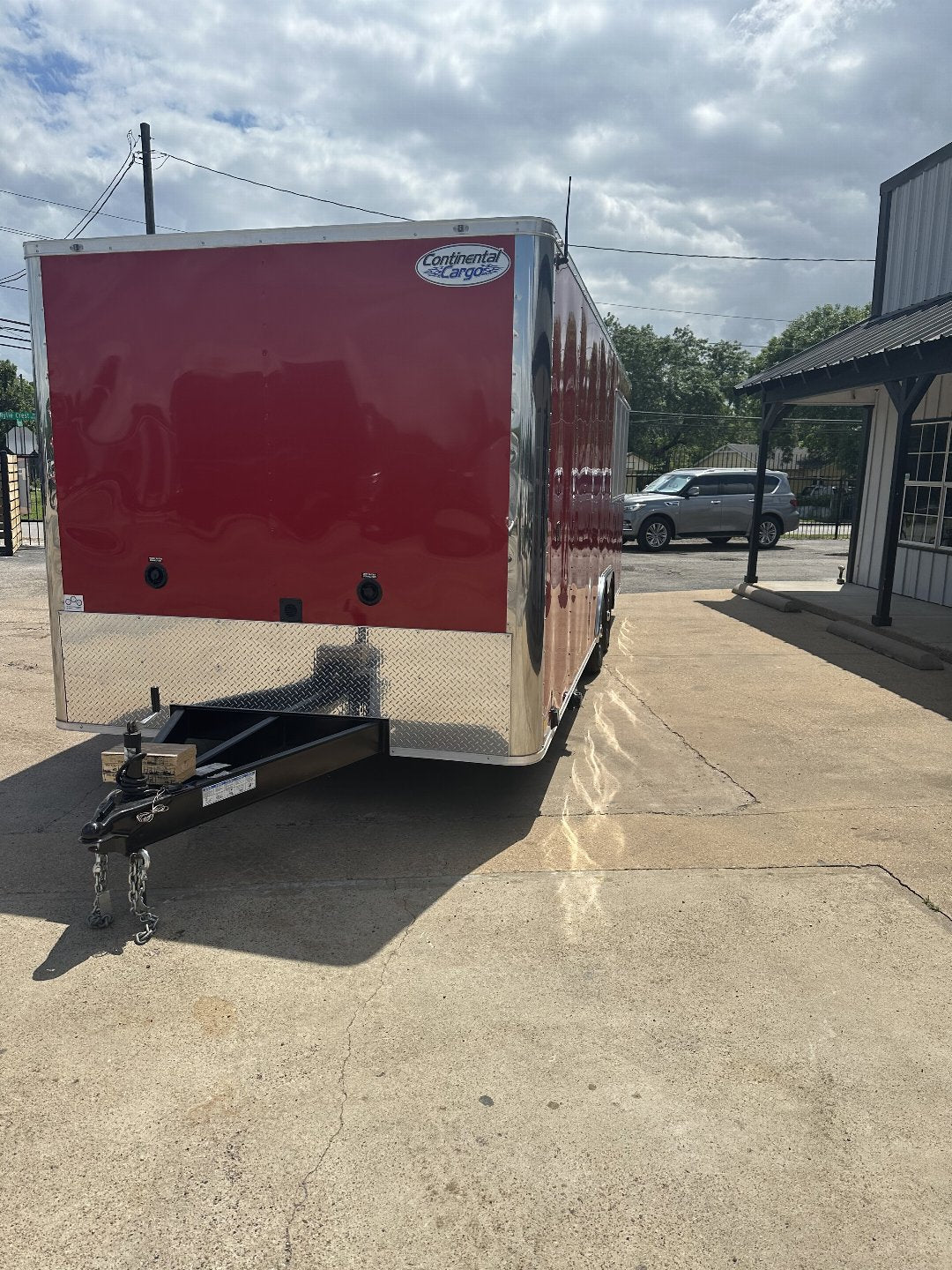 8.5X22 VENDING CONTINENTAL CARGO CONCESSION TRAILER W/ A PORCH