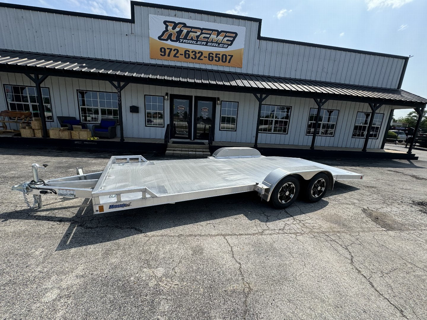 83X20 ALL ALUMINUM ALCOM UTILITY TRAILER