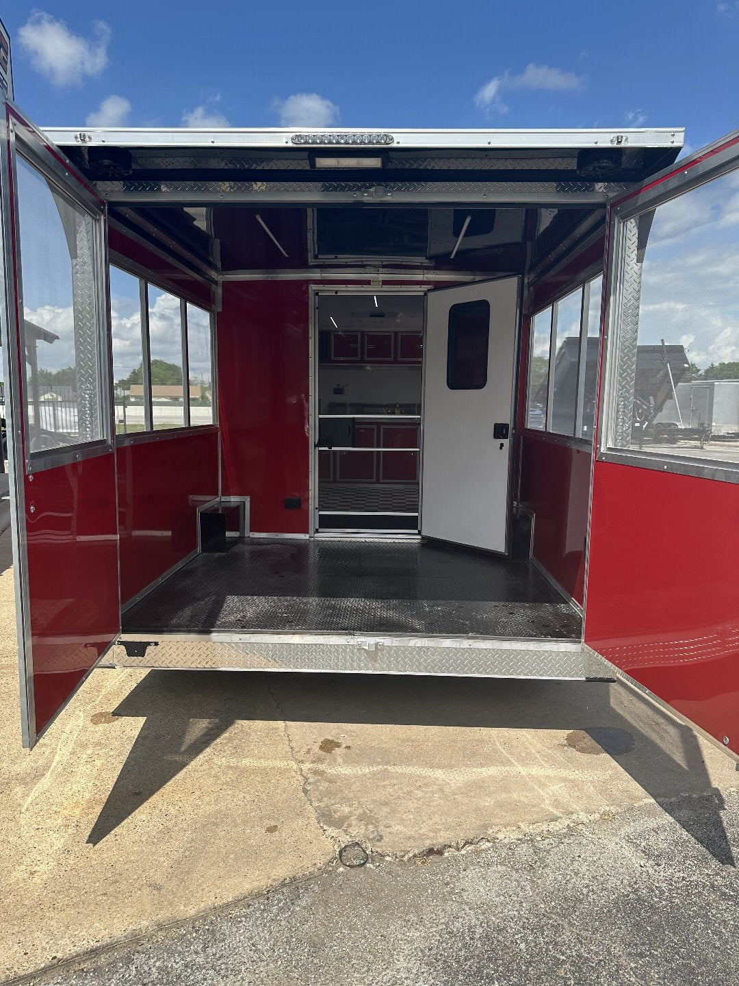 8.5X22 VENDING CONTINENTAL CARGO CONCESSION TRAILER W/ A PORCH