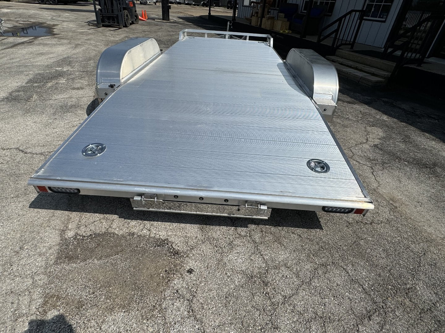 83X18 ALL ALUMINUM ALCOM UTILITY TRAILER