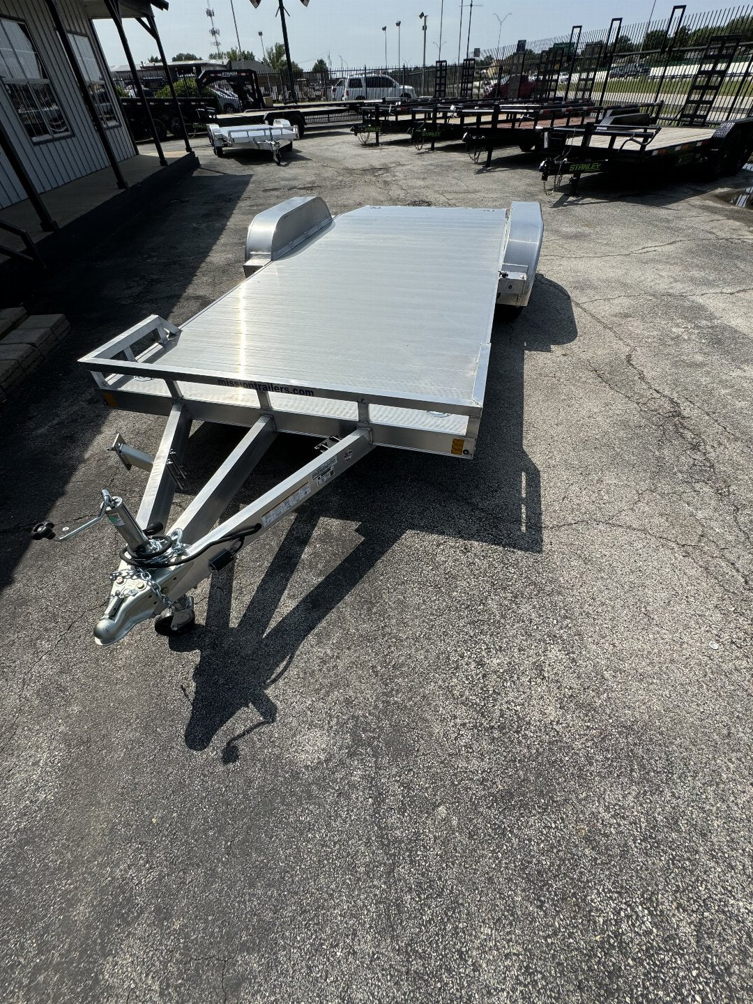 83X18 ALL ALUMINUM ALCOM UTILITY TRAILER